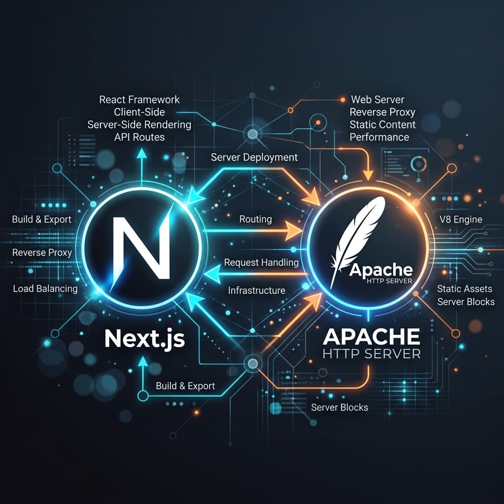 Next.js Deployment with Apache HTTP Server, PM2, and Systemd