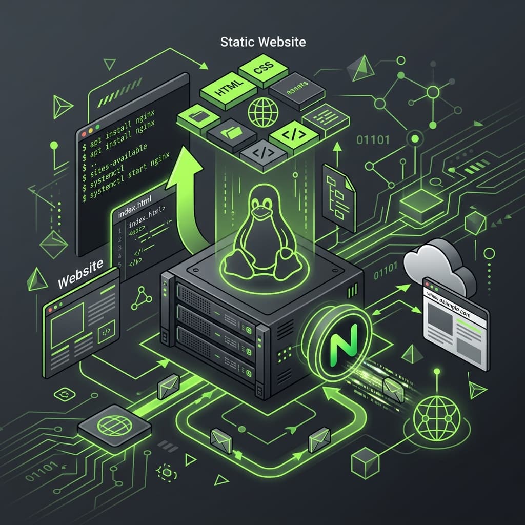Hosting a static website using Nginx on a VPS server